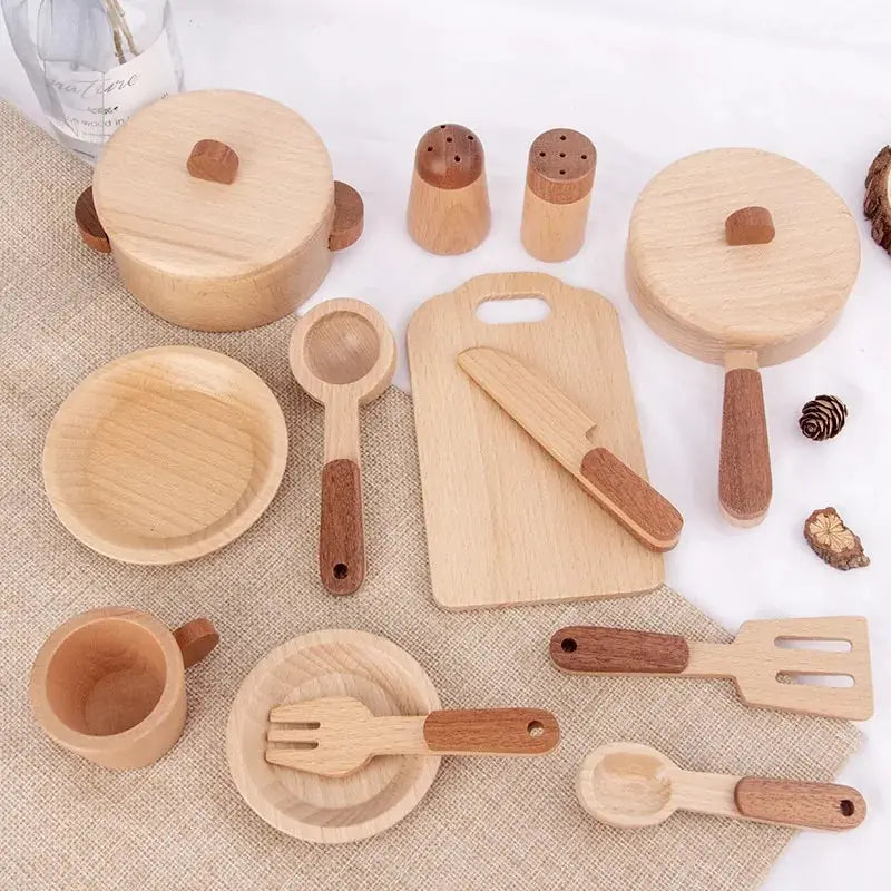 Log Wooden Kitchen Toy Vivareflex Online