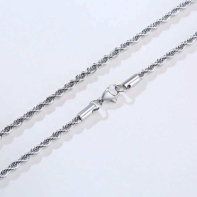 Long Stainless Rope Necklace attractive_Vivareflex_Online