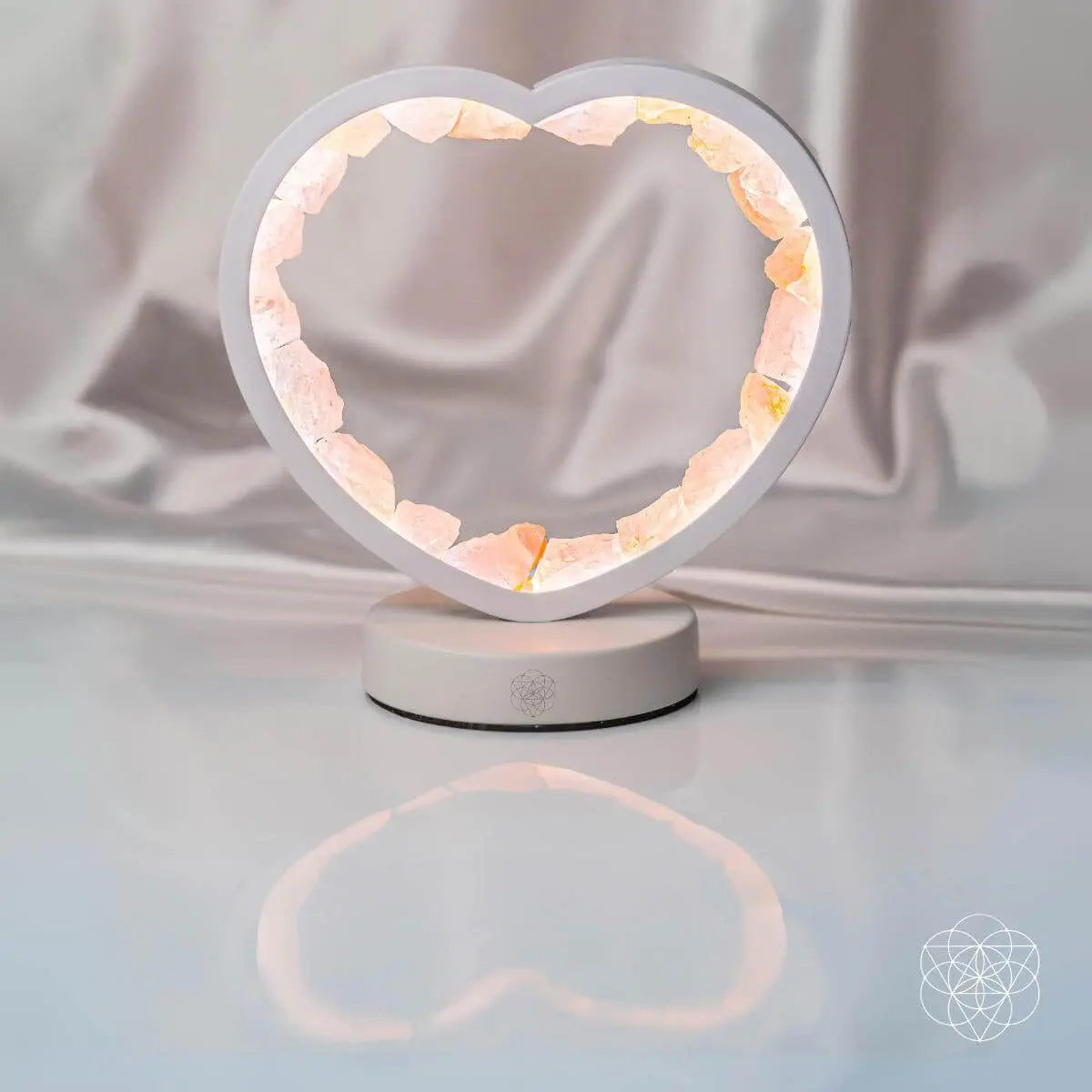 Love Magnet - Rose Quartz Heart Lamp Conscious Items