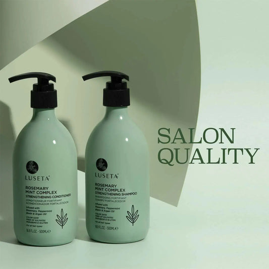 Luseta Rosemary Mint Strengthening Shampoo & Conditioner for Thin Hair - Vivareflex Online