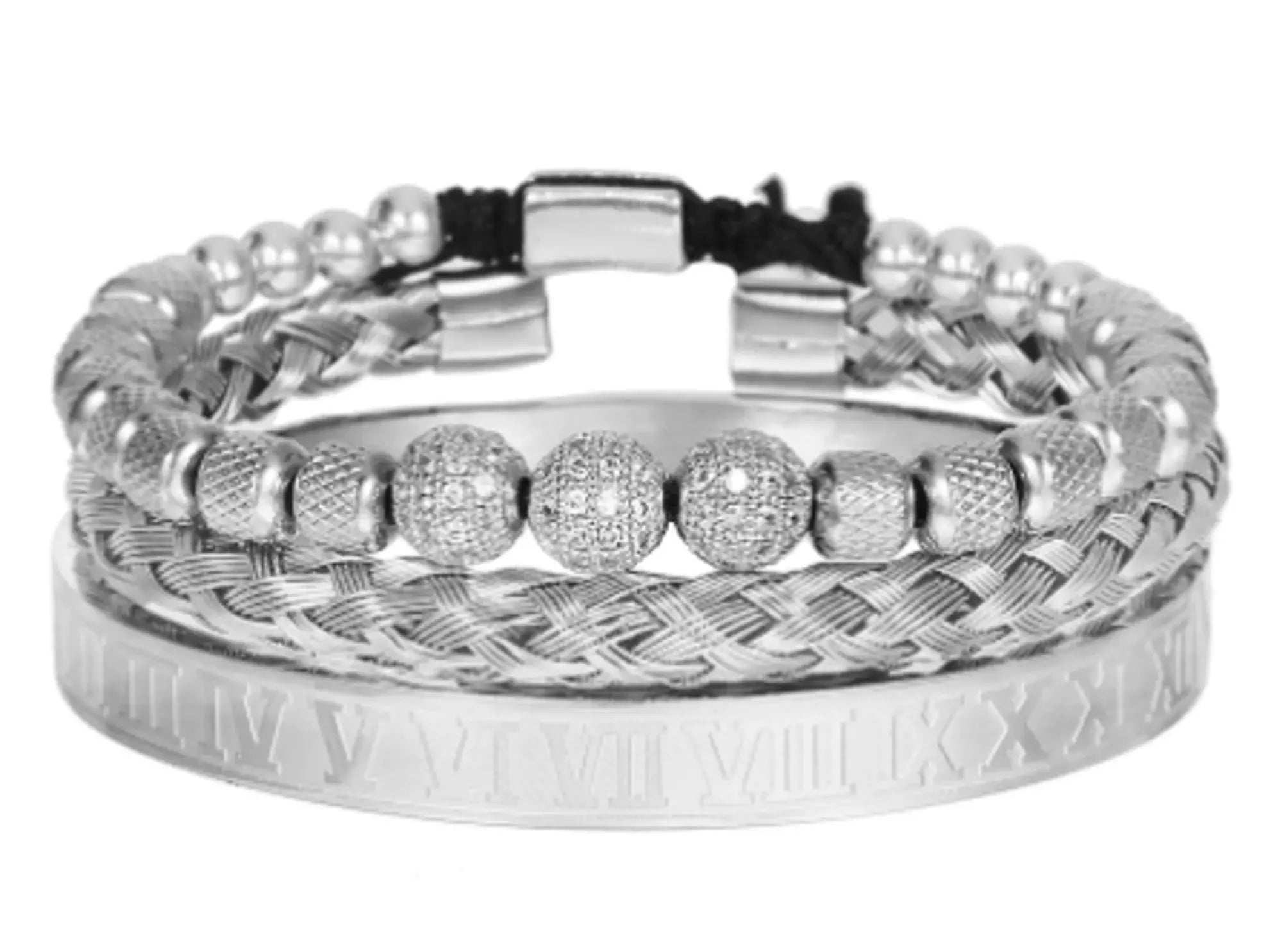 Luxury Micro Pave CZ Round Beads Royal Charm Men Bracelets Vivareflex Online