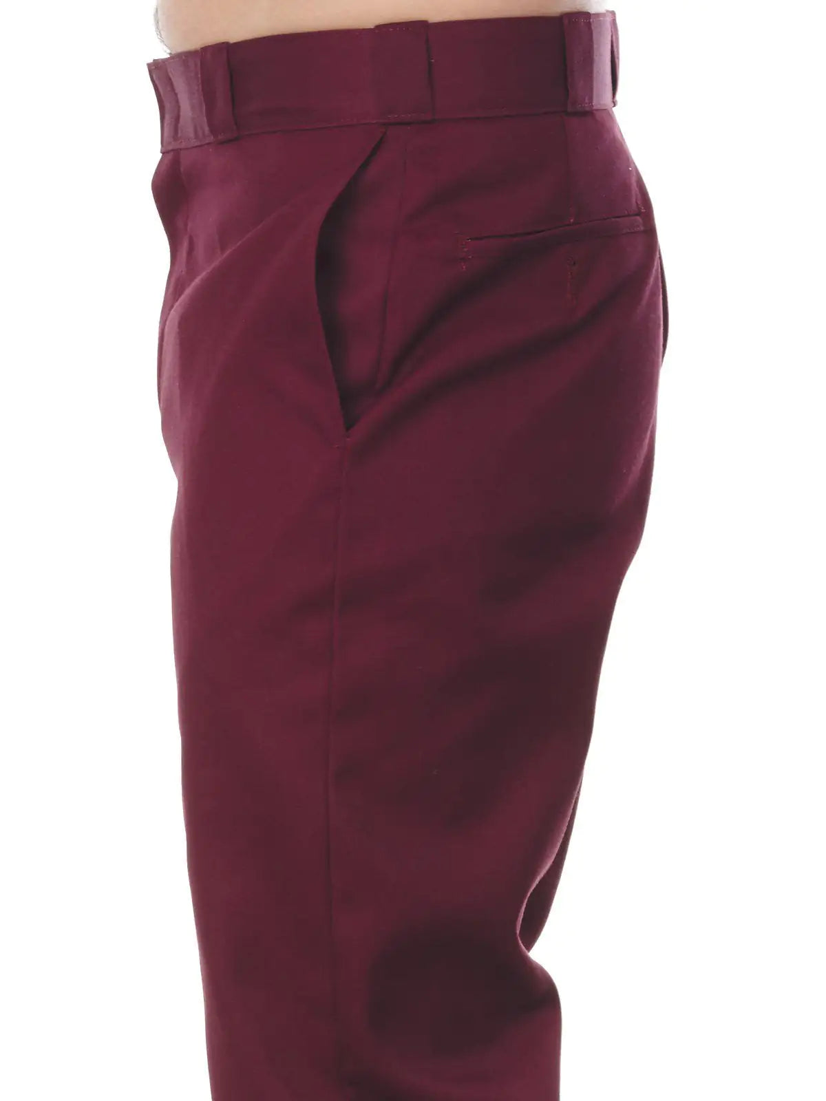 Dickies Men's Original 874 Work Pants 32W x 30L Maroon V1 - Vivareflex Online