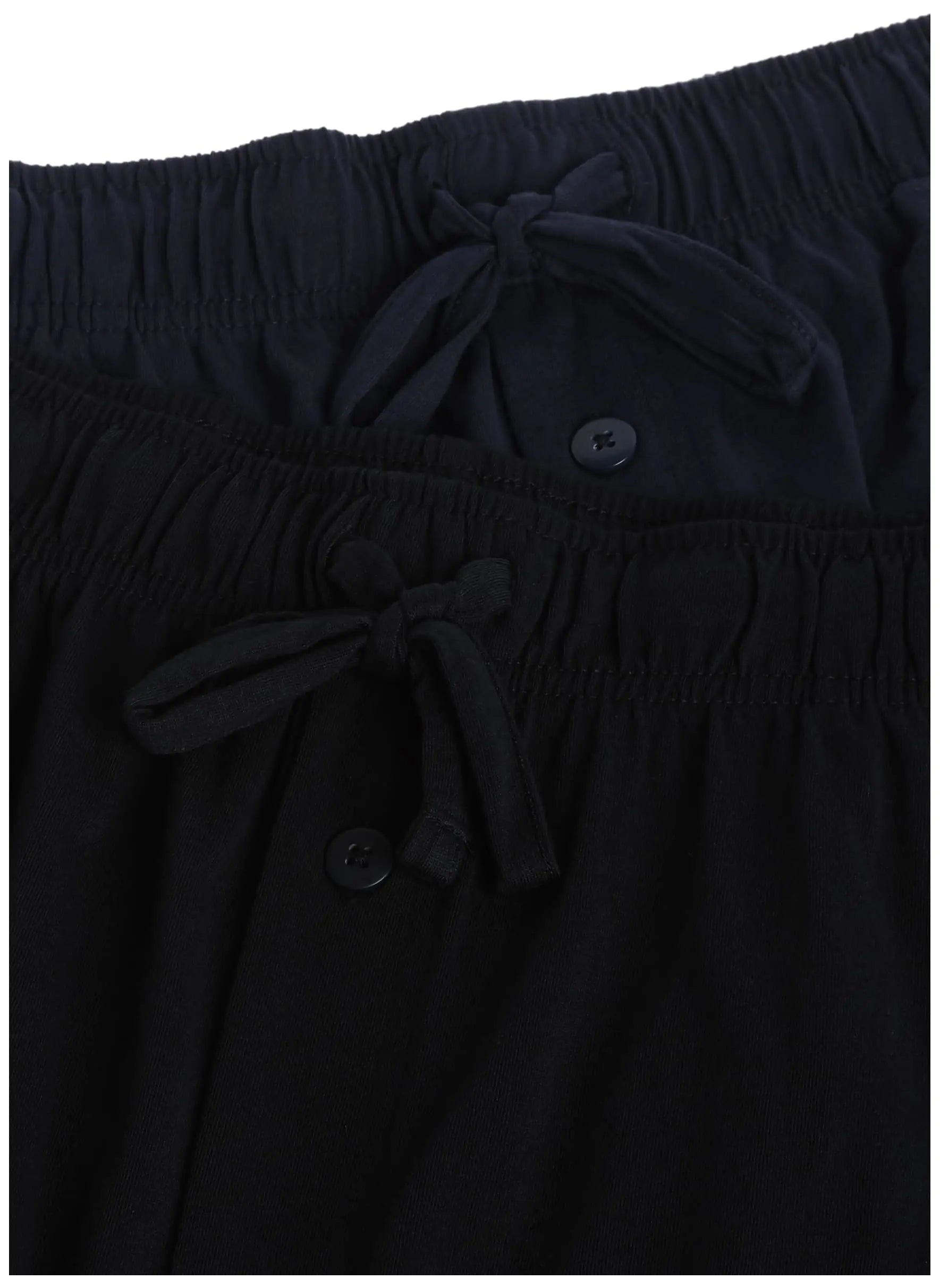 Pantalón de pijama de punto de jersey para dormir de tallas grandes para hombre de Fruit of the Loom (paquetes de 1 y 2) 5X Negro/Azul marino (paquete de 2) 