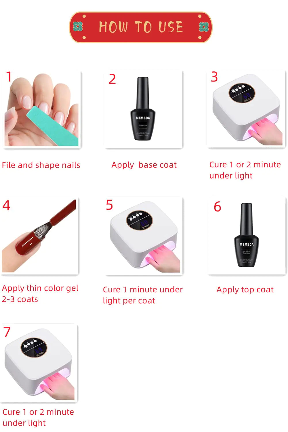 MEMEDA Gel Nail Polish_Vivareflex_Online