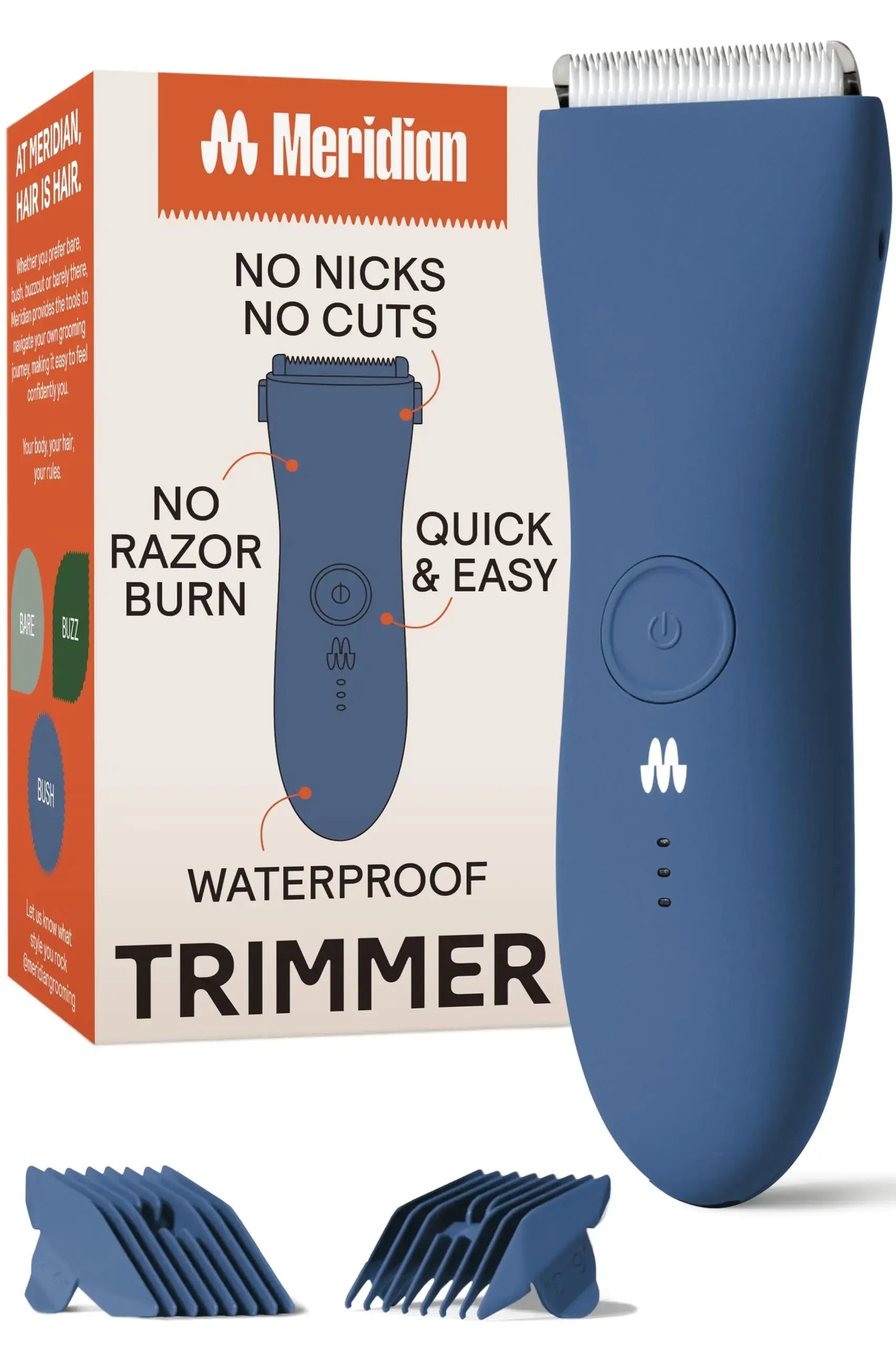 MERIDIAN Bikini & Body Hair Trimmer - Safe, Smooth, Waterproof Grooming Vivareflex Online
