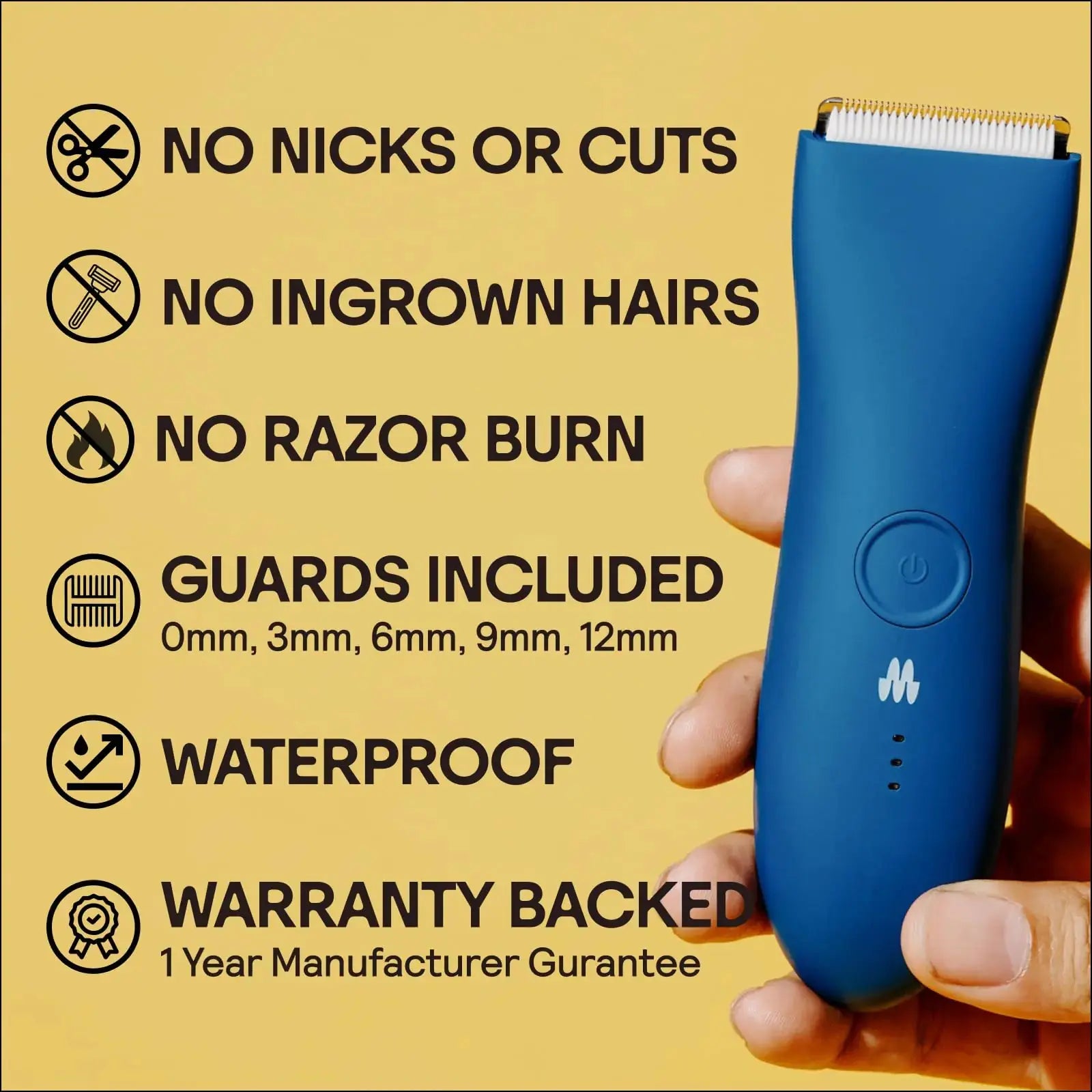 MERIDIAN Bikini & Body Hair Trimmer - Safe, Smooth, Waterproof Grooming Vivareflex Online