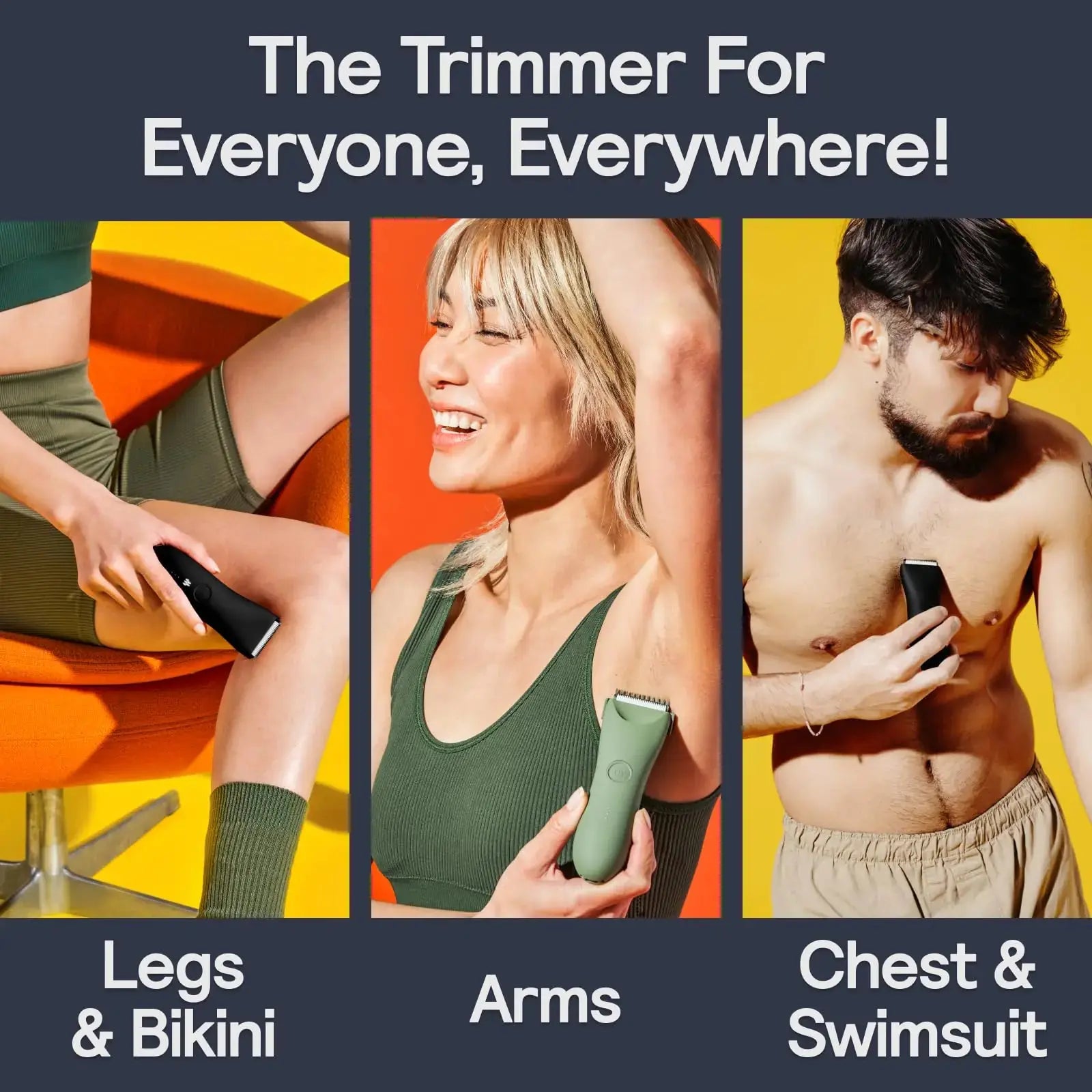MERIDIAN Bikini & Body Hair Trimmer - Safe, Smooth, Waterproof Grooming Vivareflex Online