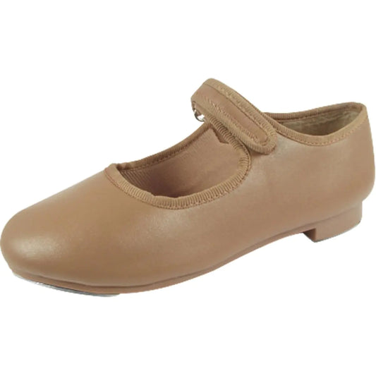 Dance Class Unisex-Child Molly Jane Tap Shoe Mary Flat Caramel 11 Little Kid - Vivareflex Online