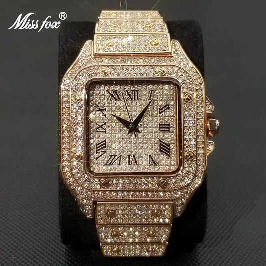 MISSFOX Men's Elegant Square Watch Vivareflex Online