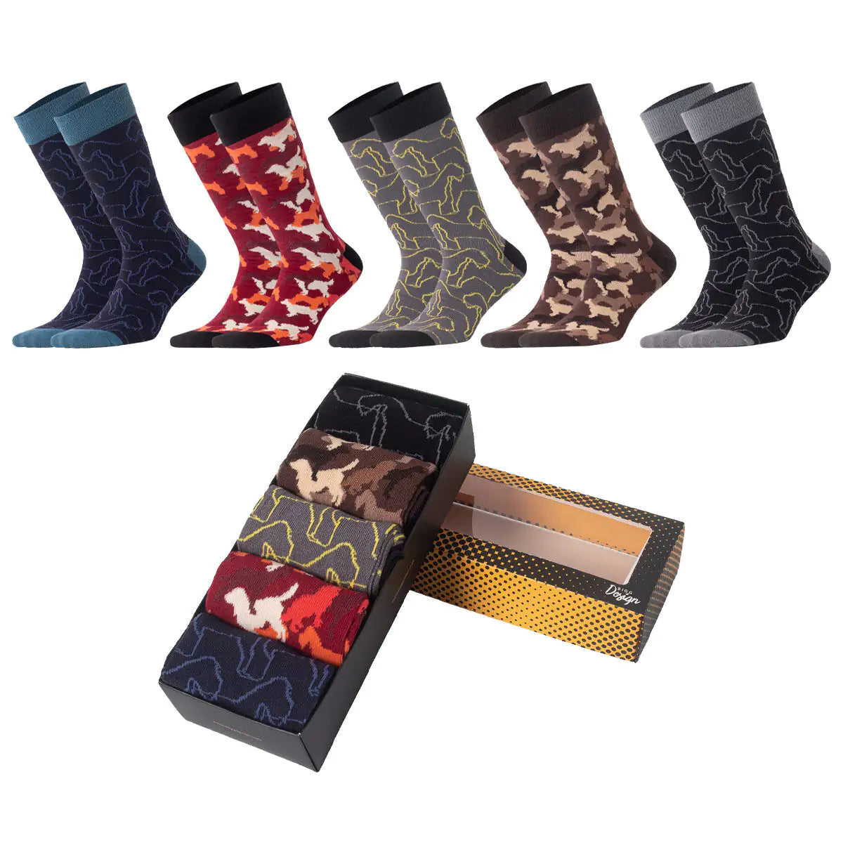 Biggdesign Dogs Men Socks Set Vivareflex Online