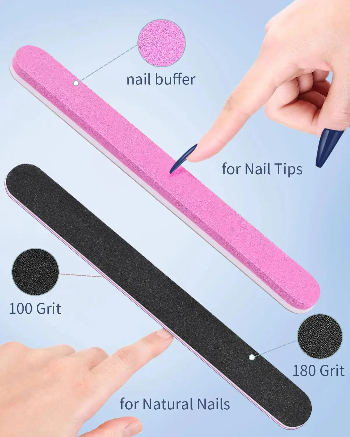 Coffin Nail Tips - Extra Long Clear Acrylic Nail Tips_Vivareflex_Online