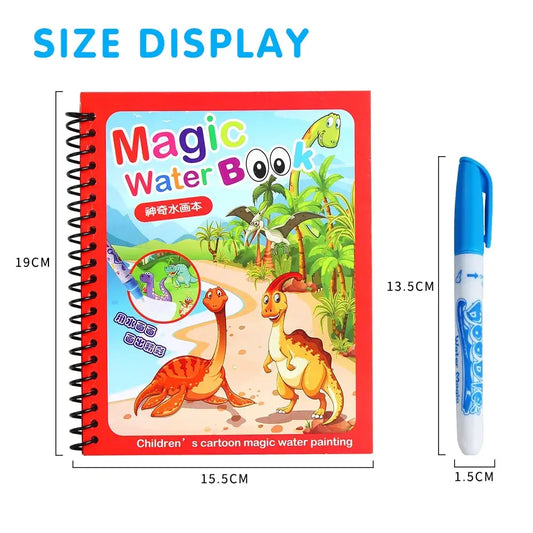 Magic Water Drawing Coloring  Book - Vivareflex Online