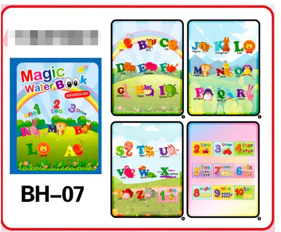 Magic Water Drawing Coloring  Book - Vivareflex Online