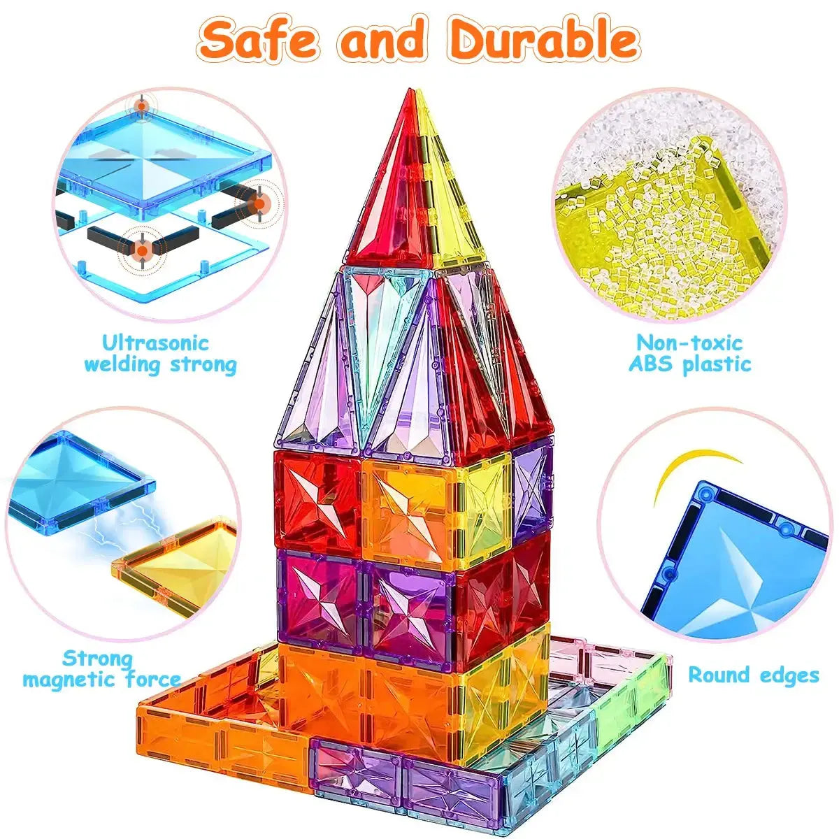 Magnetic Blocks Toys For Kids - Vivareflex Online