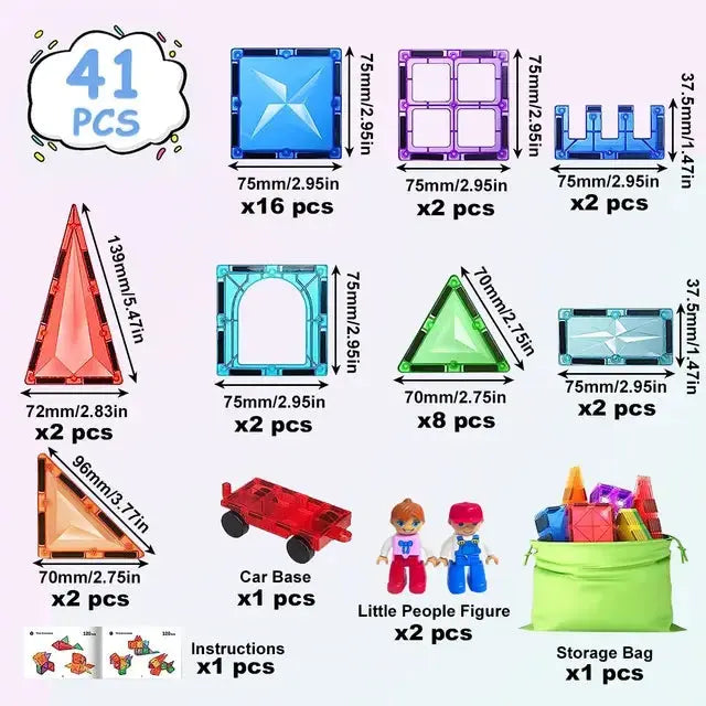 Magnetic Blocks Toys For Kids - Vivareflex Online