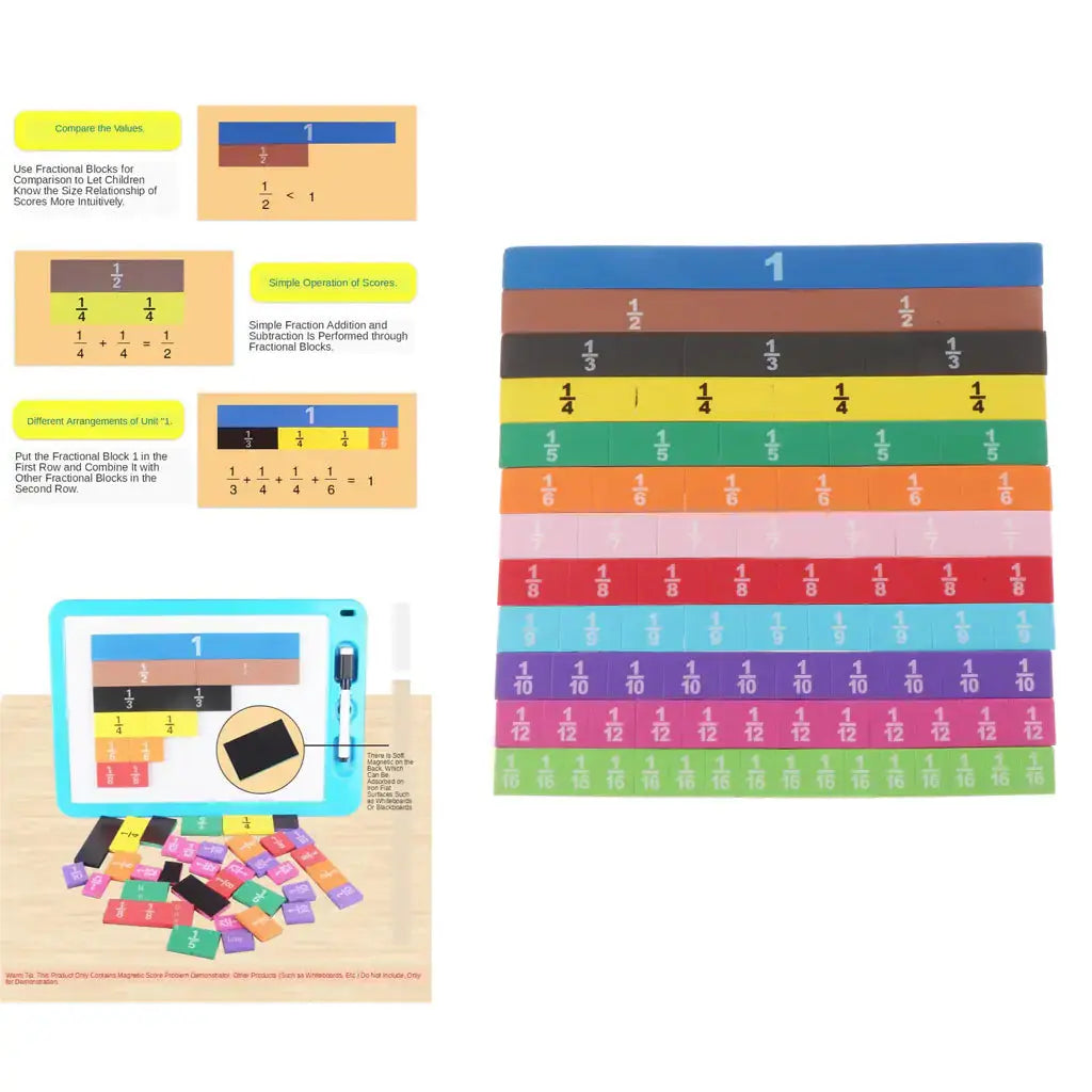 Magnetic Fraction Tiles - Vivareflex Online
