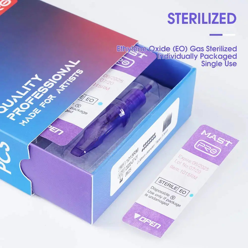 Mast Pro Tattoo 20pcs Disposable Needles Round Shader_Vivareflex_Online