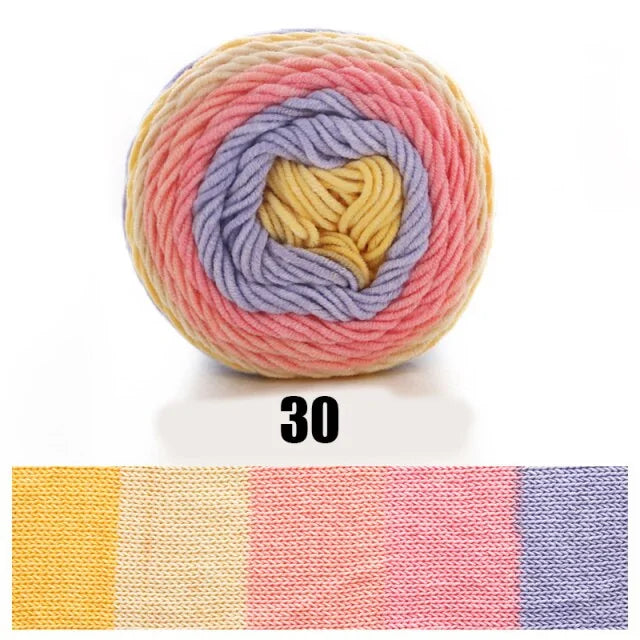 100g Rainbow Dyed Yarn - Vivareflex Online