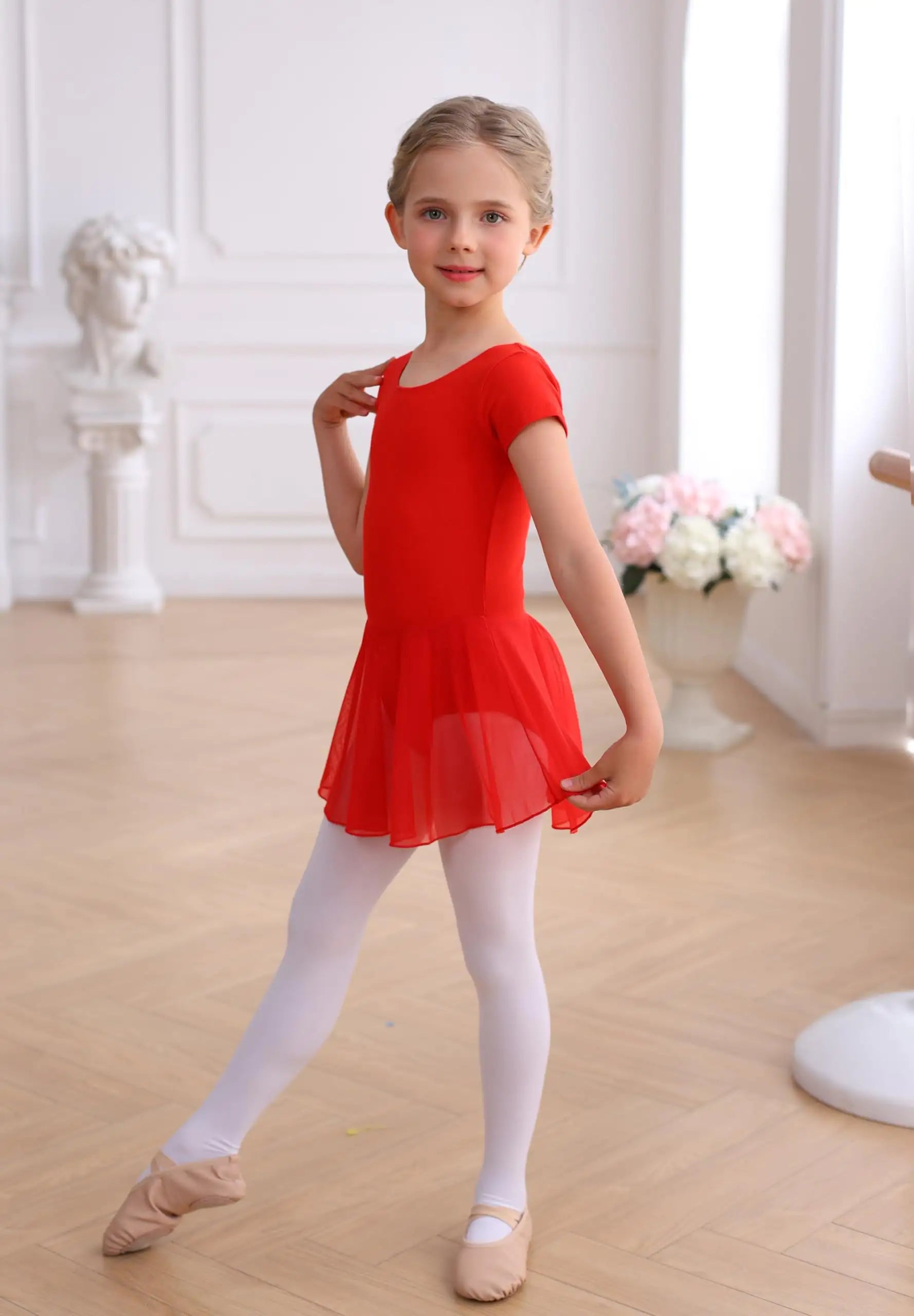 MdnMd Toddler Girls Ballet Leotards Skirt_Vivareflex_Online