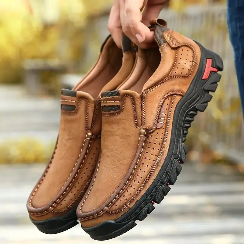 Men Casual Outdoor Slip-on Genuine Leather Vivareflex Online