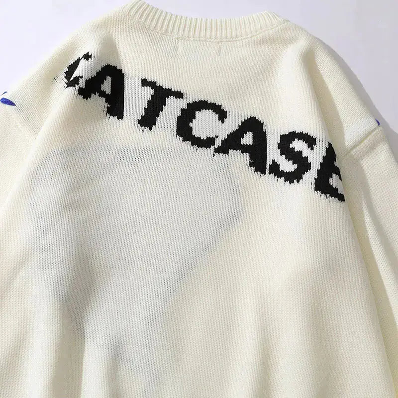 Men Hip Hop Vintage Casual Loose O-Neck College Style Pullover Couples Vivareflex Online