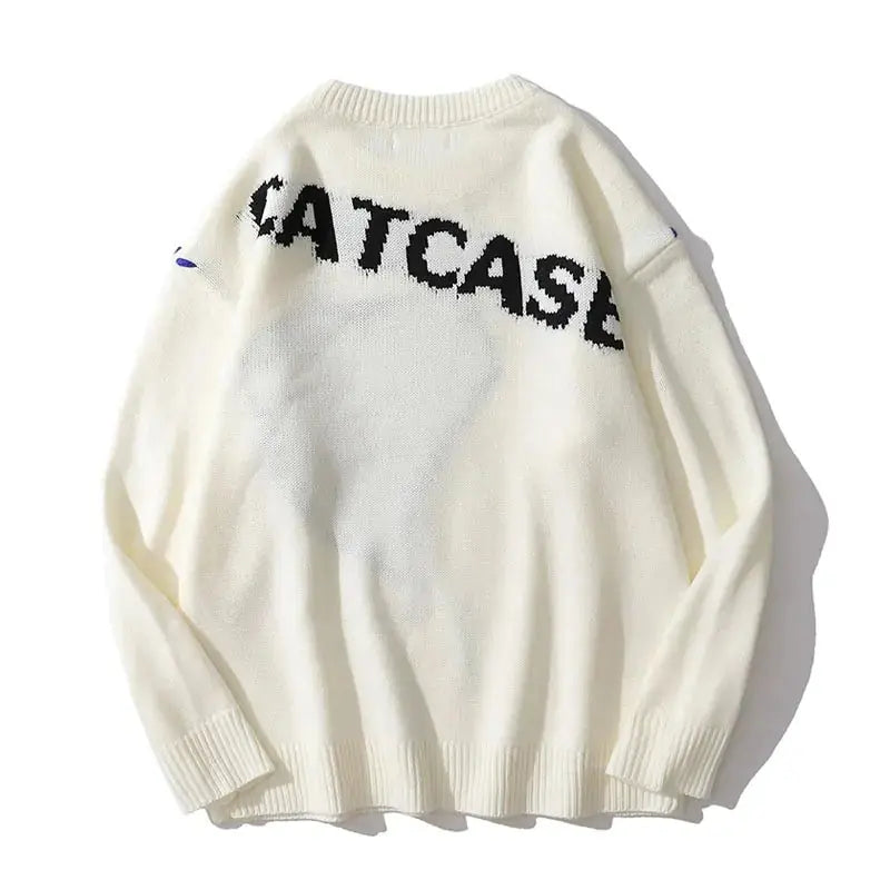Men Hip Hop Vintage Casual Loose O-Neck College Style Pullover Couples Vivareflex Online