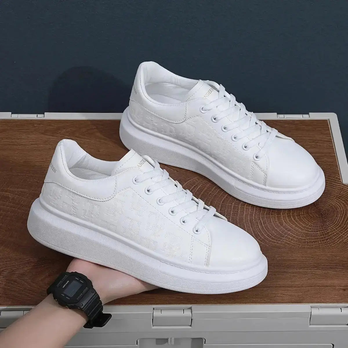 Men Lace-up Thick Sole Casual Sneakers Vivareflex Online