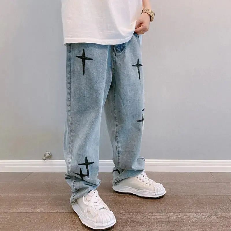 Men Straight Loose Wide-Leg Pants Vivareflex Online