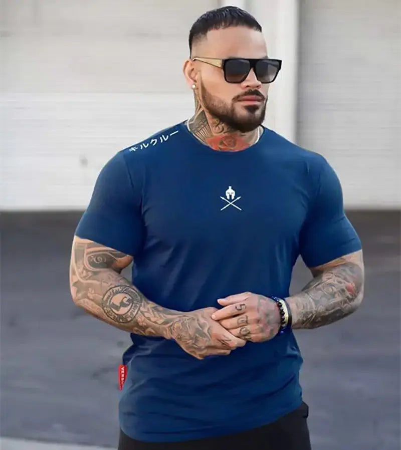 Men T Shirts Fashion Summer Bodybuilding Letter Vivareflex Online