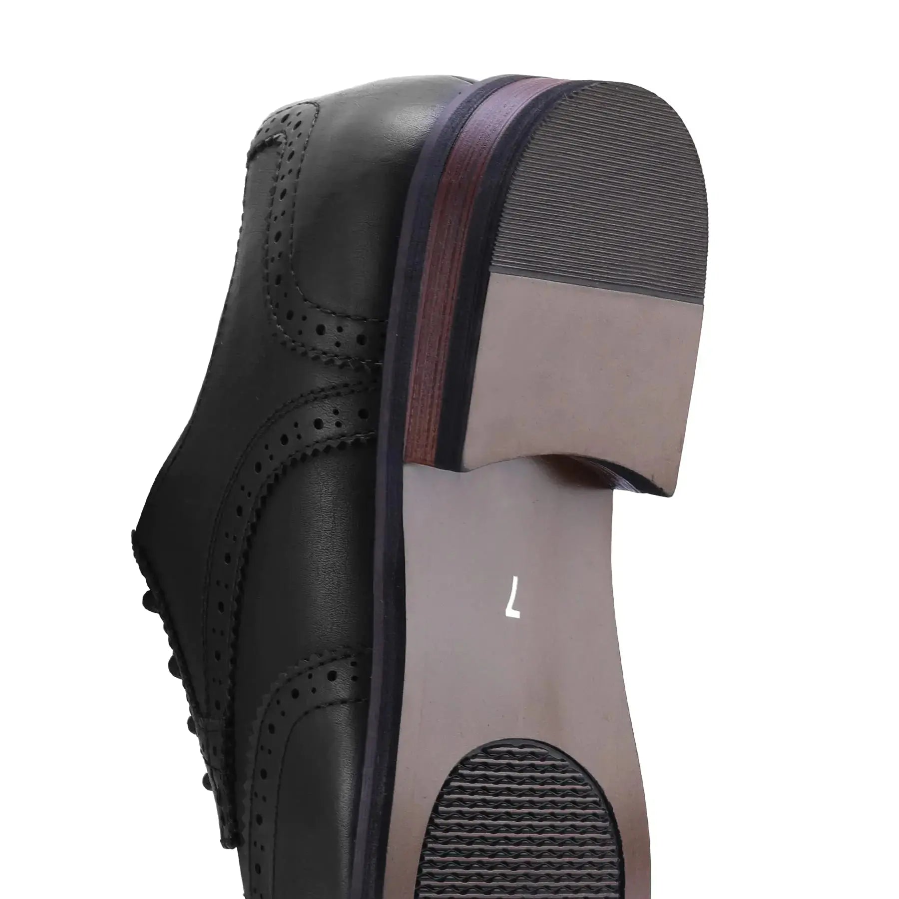 Men's Dress Shoes Formal Business Classic Lace Up Wingtip Oxford Shoes 13 Wide Wingtip Black - Vivareflex Online