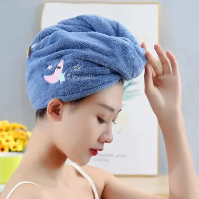 Microfiber Shower Cap Towel For Women Vivareflex Online