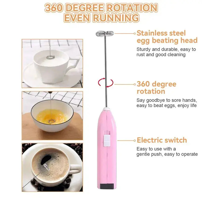 Mini Electric Whisk Foamer - Vivareflex Online