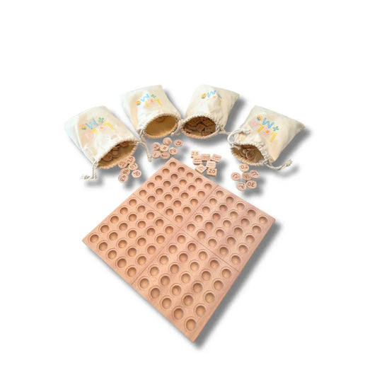 Montessori Hundred Board x 99 Names of Allah Lala + Mo