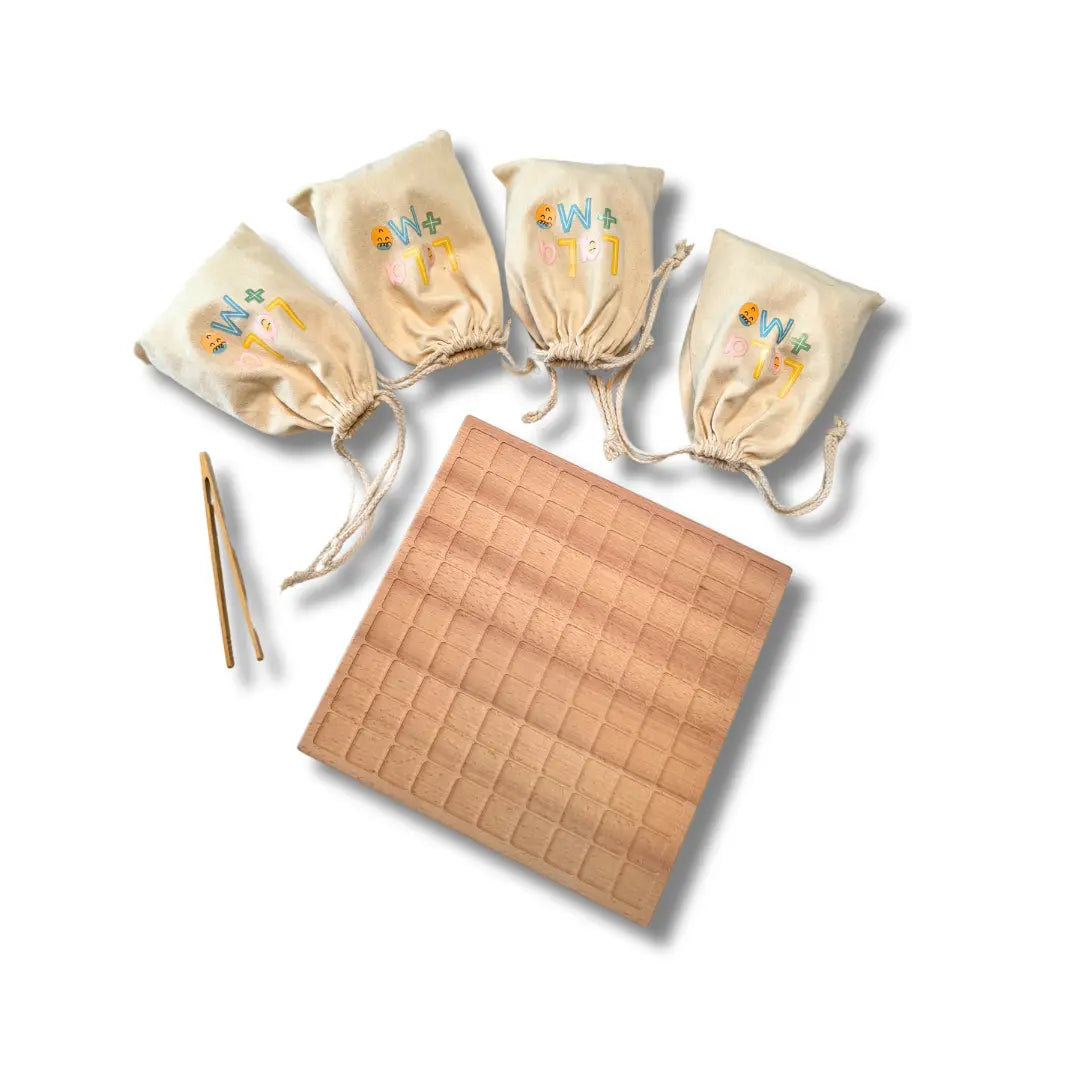 Montessori Hundred Board x 99 Names of Allah Lala + Mo