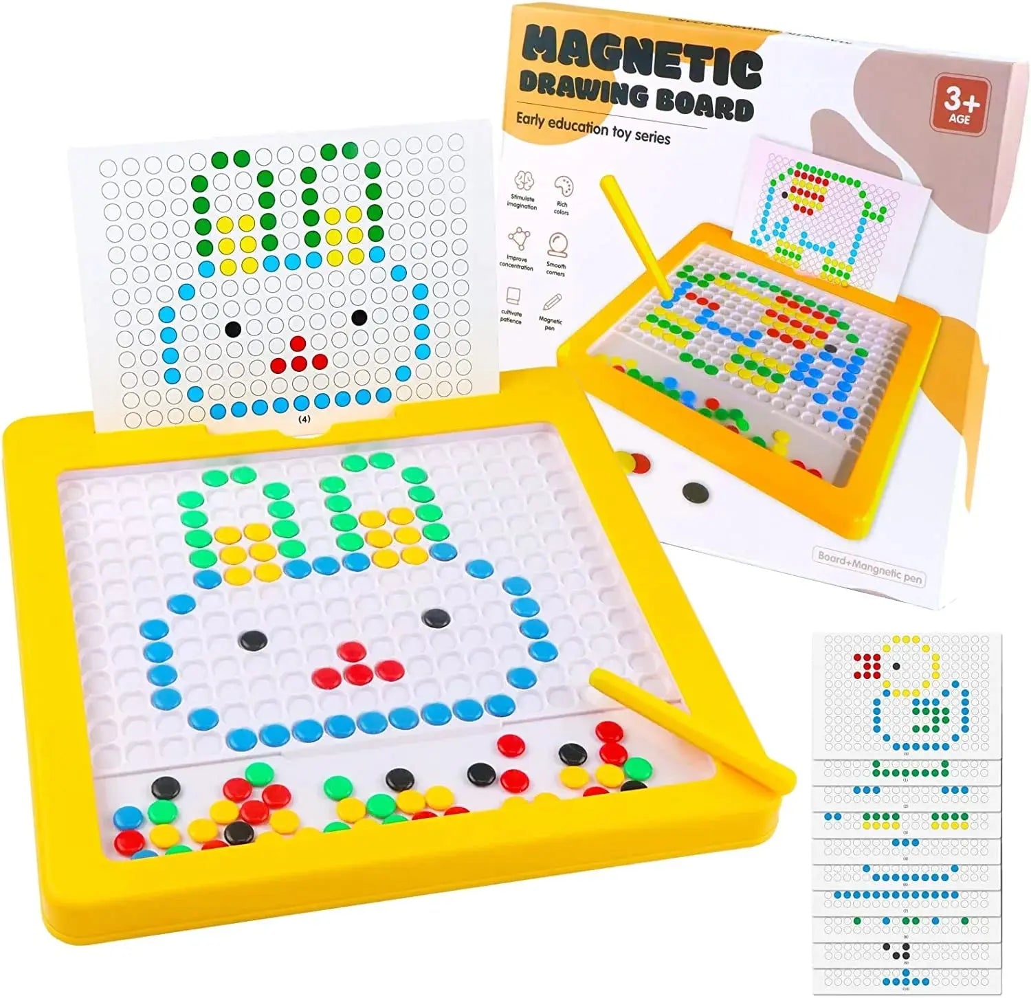 Montessori Magnetic Dots Board - Vivareflex Online