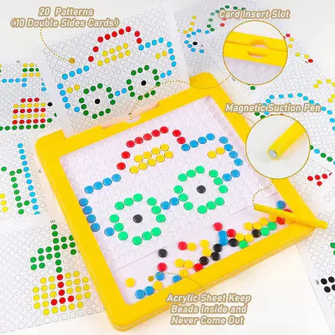 Montessori Magnetic Dots Board - Vivareflex Online