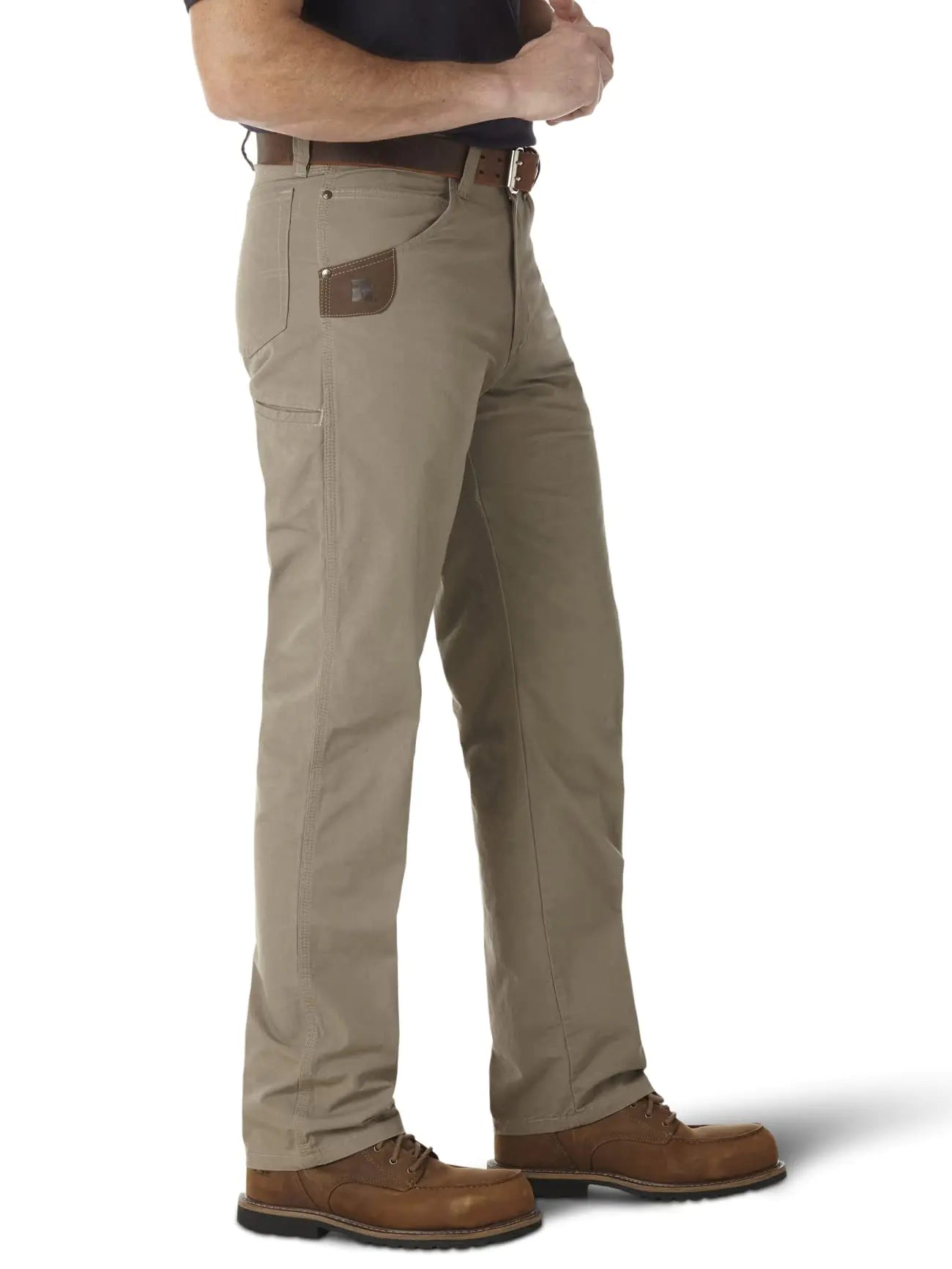 Pantalones de trabajo técnicos Wrangler Riggs Workwear para hombre, color caqui oscuro, 38 ancho x 36 largo 