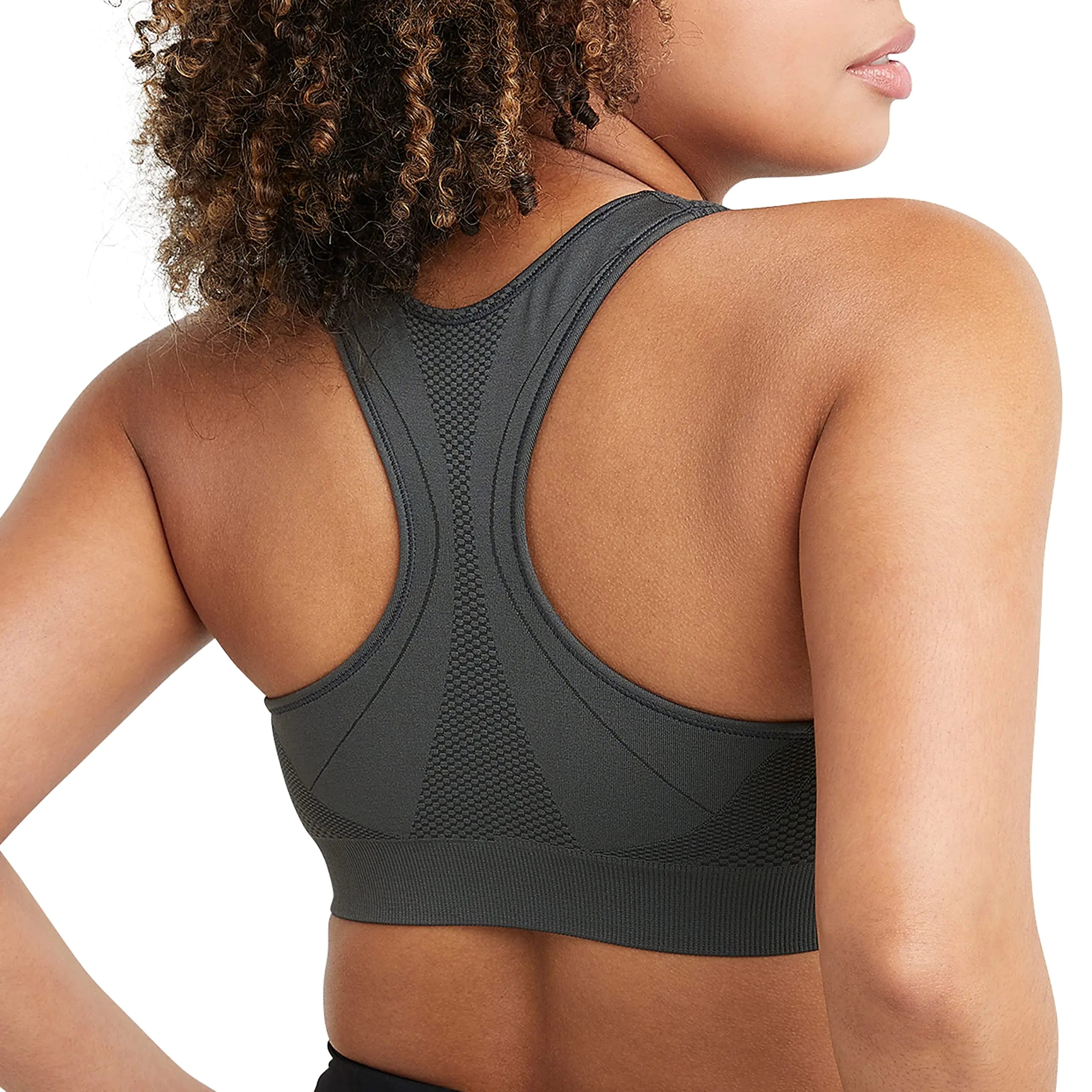 Champion Women's Sports Bra, Infinity Racerback, Moderate Support, Seamless Sports Bra - Vivareflex Online