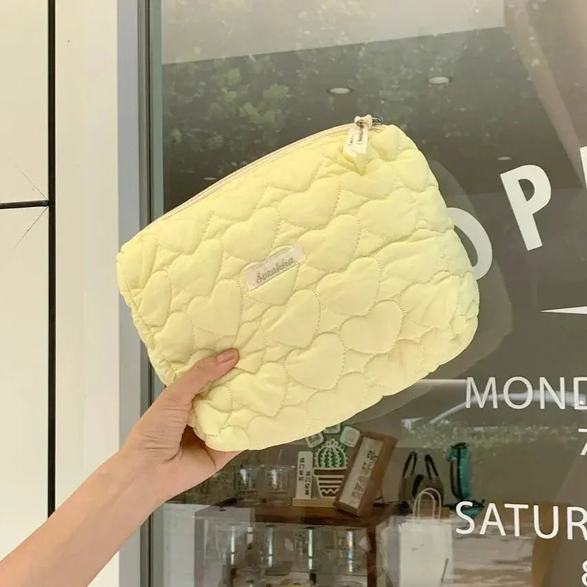 Multifunctional Cosmetic Bag Large Capacity Love Storage Bags Cute Simple Portable Makeup Bags Travel Organizer Women Clutch Bag Ultimate Bag Store