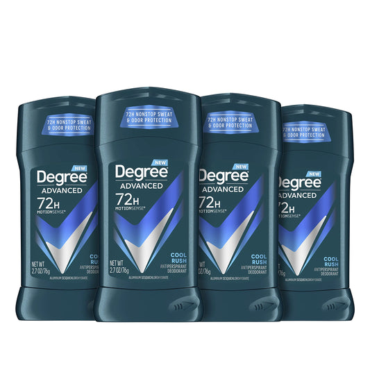 Degree Men Cool Rush Antiperspirant Deodorant - 72-Hour Protection, 4-Pack Vivareflex Online