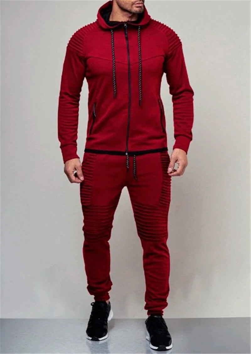 2 Pieces Autumn Running Tracksuit Men Vivareflex Online