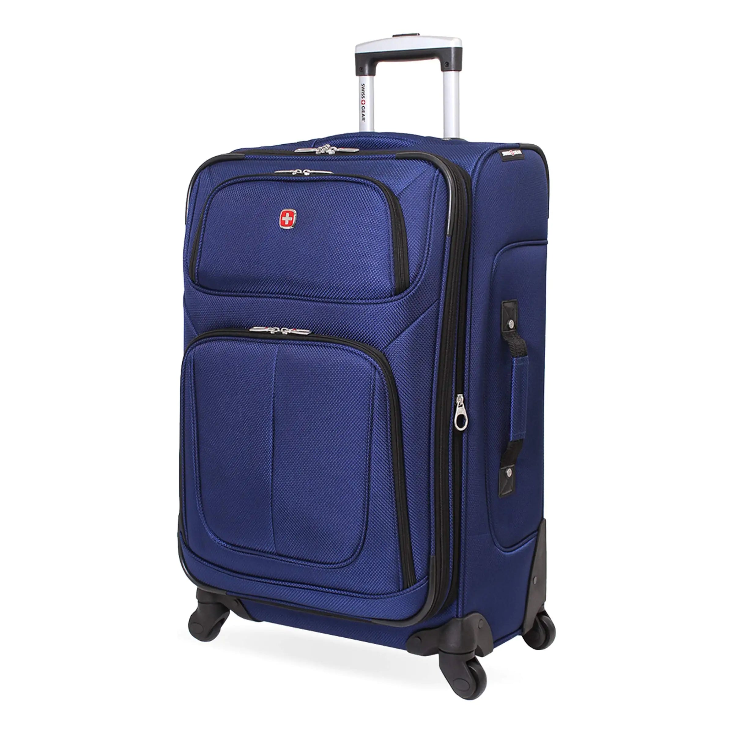 Equipaje expandible de lados blandos SwissGear Sion, azul, para facturar, mediano, 25 pulgadas