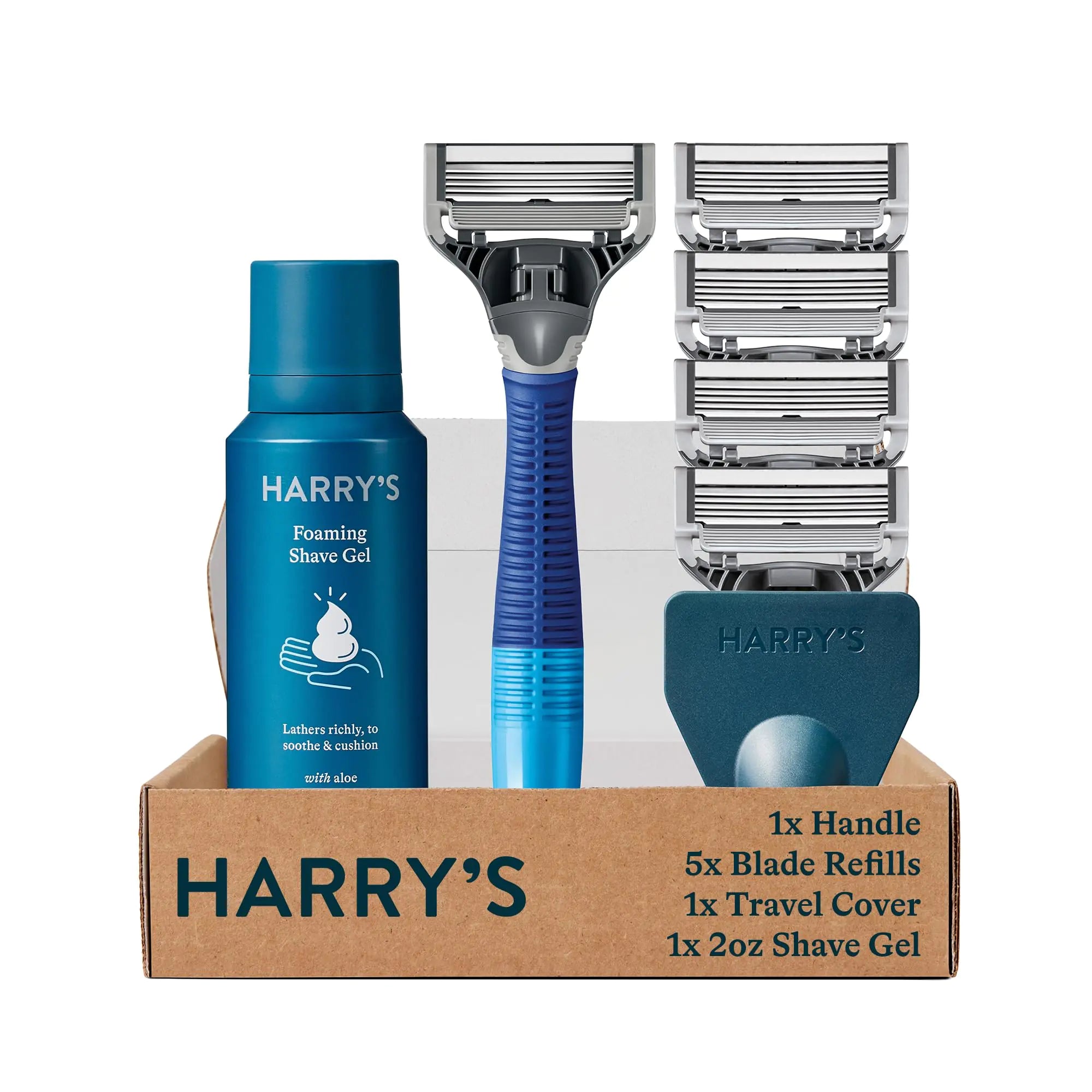 Harry's Razors for Men - Men's Razor Set with 5 Razor Blade Refills - Vivareflex Online