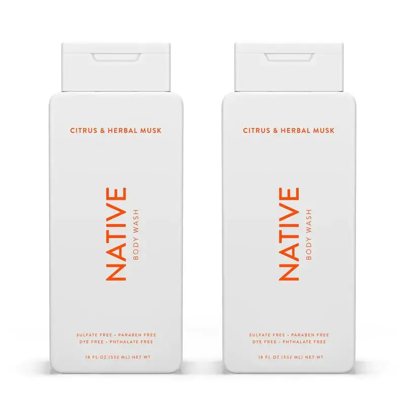 Native Body Wash, Citrus & Herbal Musk_Vivareflex_Online