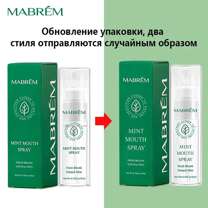 Natural Mint Oral Spray: Freshens Breath - Vivareflex Online