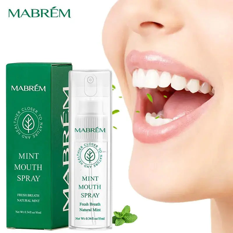 Natural Mint Oral Spray: Freshens Breath - Vivareflex Online