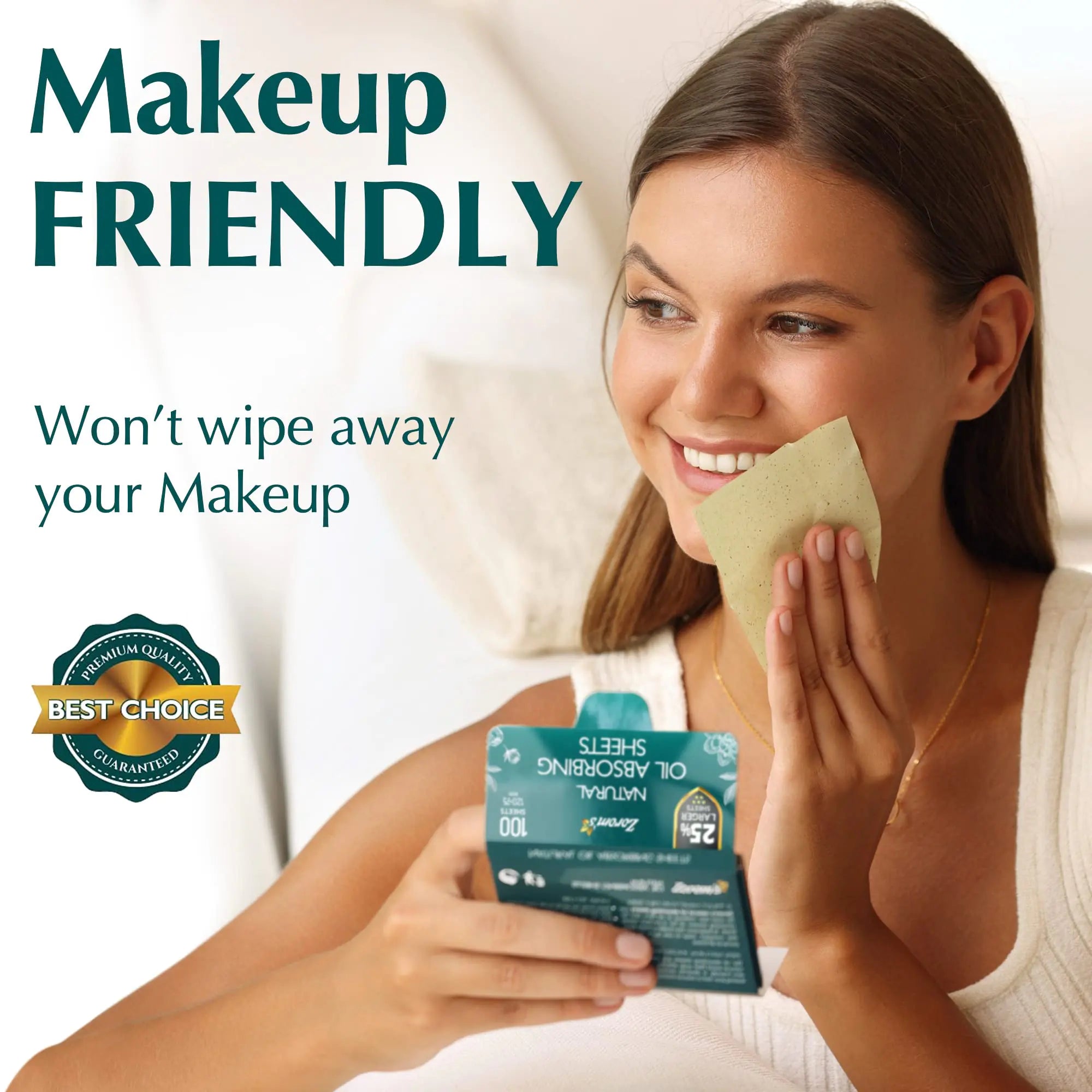 Natural Green Tea Oil Blotting Sheets_Vivareflex_Online