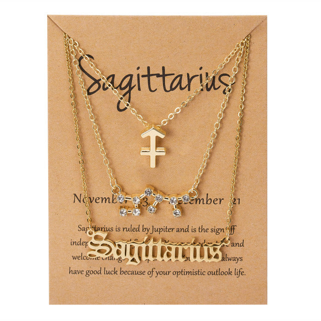 Necklace - Available in 12 Different Zodiac_Vivareflex_Online