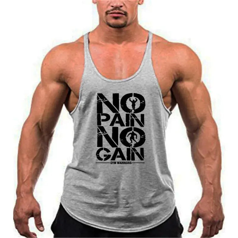 New Arrivals Bodybuilding Cotton Gym Sleeveless Tank Top for Men Vivareflex Online