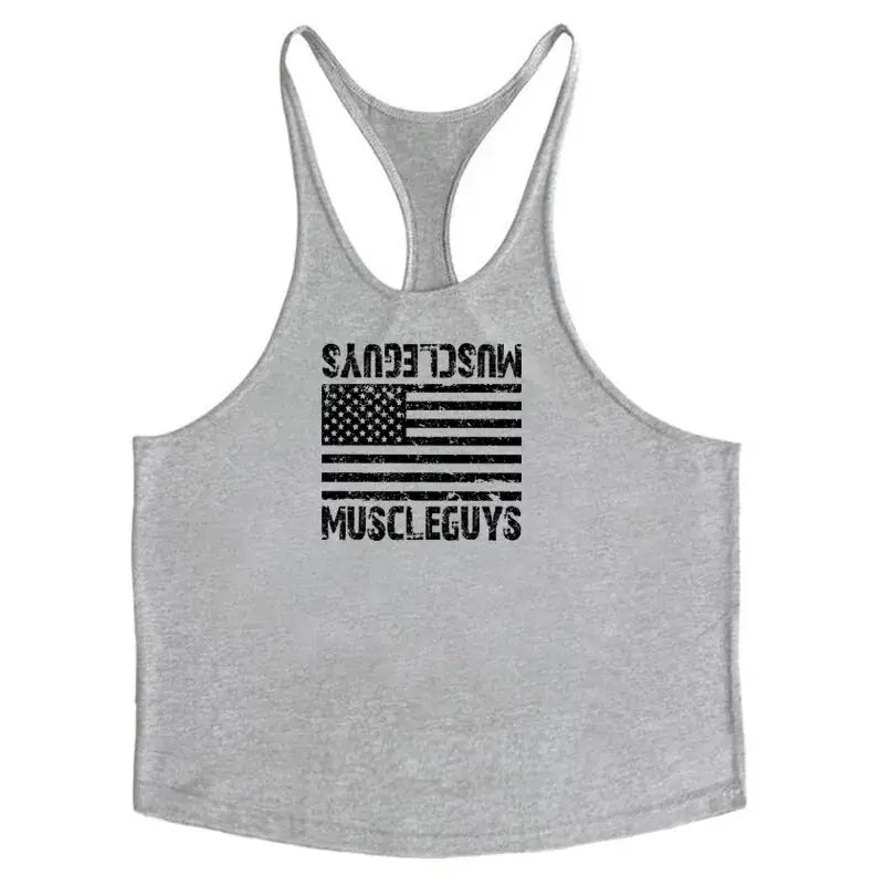 New Arrivals Bodybuilding Cotton Gym Sleeveless Tank Top for Men Vivareflex Online